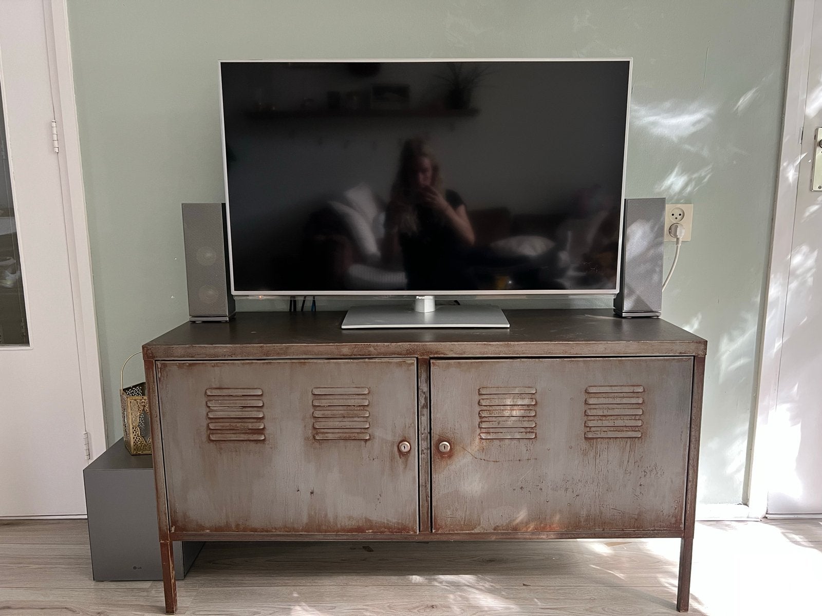 Panasonic TX-L42E6E LCD TV met LG 3D Blu-ray Home Cinema, Ophalen, Gebruikt, Panasonic, 50 Hz