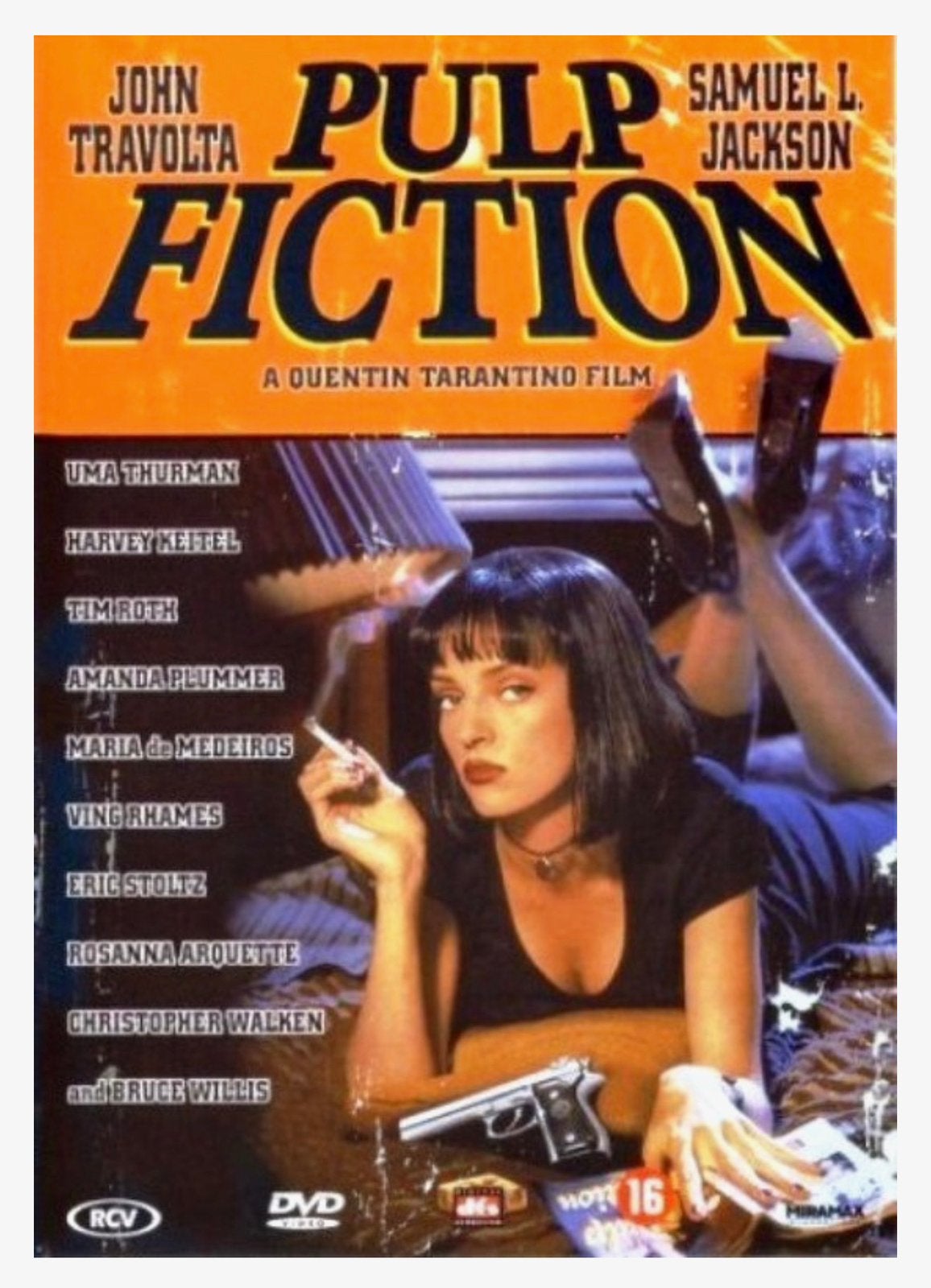 Pulp Fiction DVD nieuwstaat, Engels, Vanaf 16 jaar, Nederlands, Ophalen of Verzenden