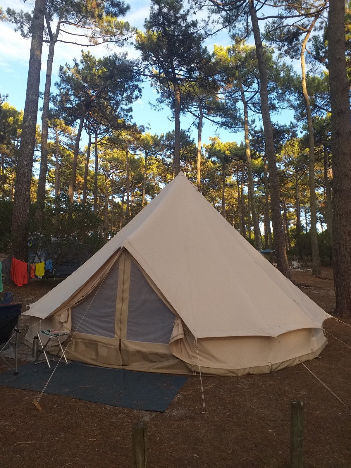 Sahara bell tent 6meter. Zeer groot, Ophalen, Gebruikt, Tot en met 6