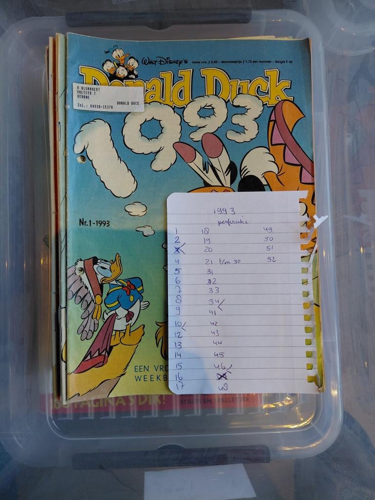 Donald duck 1993, Ophalen of Verzenden