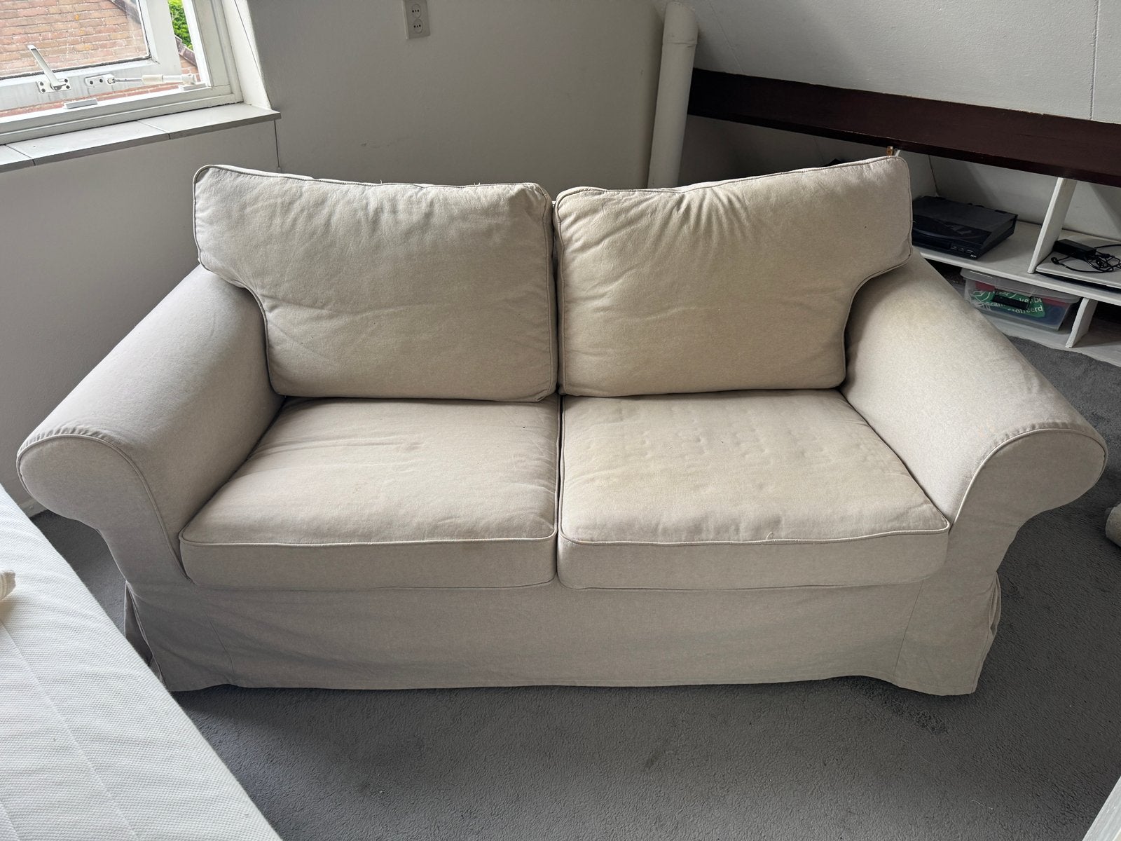 Ektorp bank, Ophalen, 150 tot 200 cm, Tweepersoons, 75 tot 100 cm