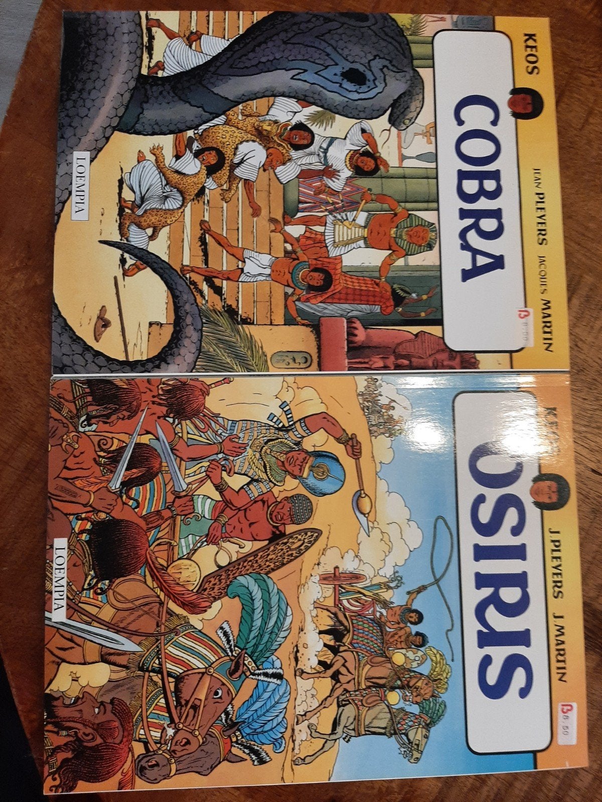 Keos: Cobra & Osiris - Stripboekenreeks, Boeken, Meerdere stripboeken, Ophalen of Verzenden, Zo goed als nieuw, Jean Pleyers, Jacques Martin