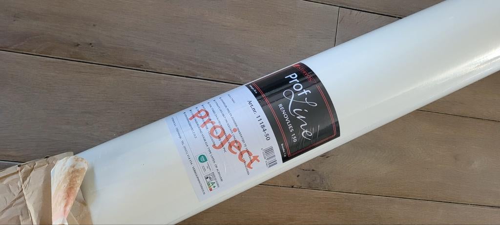 Renovlies behang 50x1 meter in verpakking, Ophalen, Minder dan 10 m²