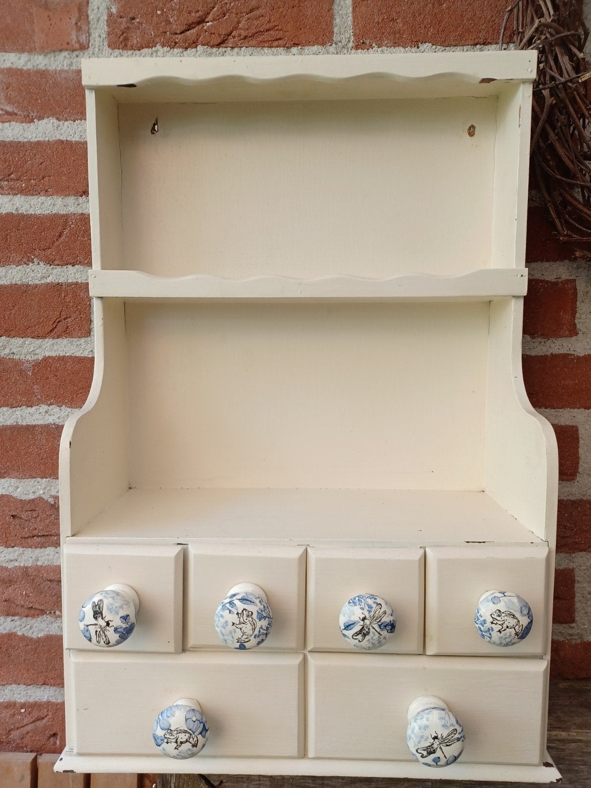 Vintage kastje  met lades, Antiek en Kunst, Ophalen of Verzenden