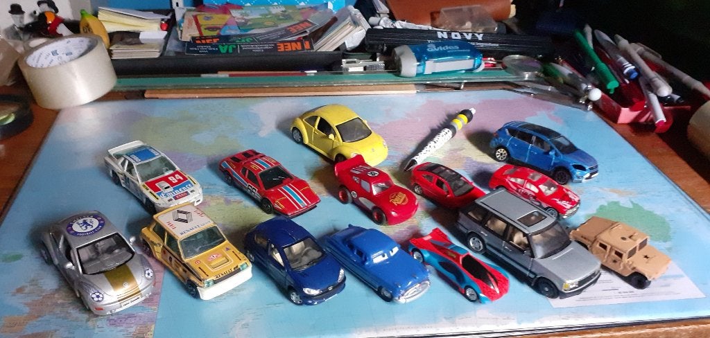 14 autootjes, Verzenden, Gebruikt, Auto, Overige merken