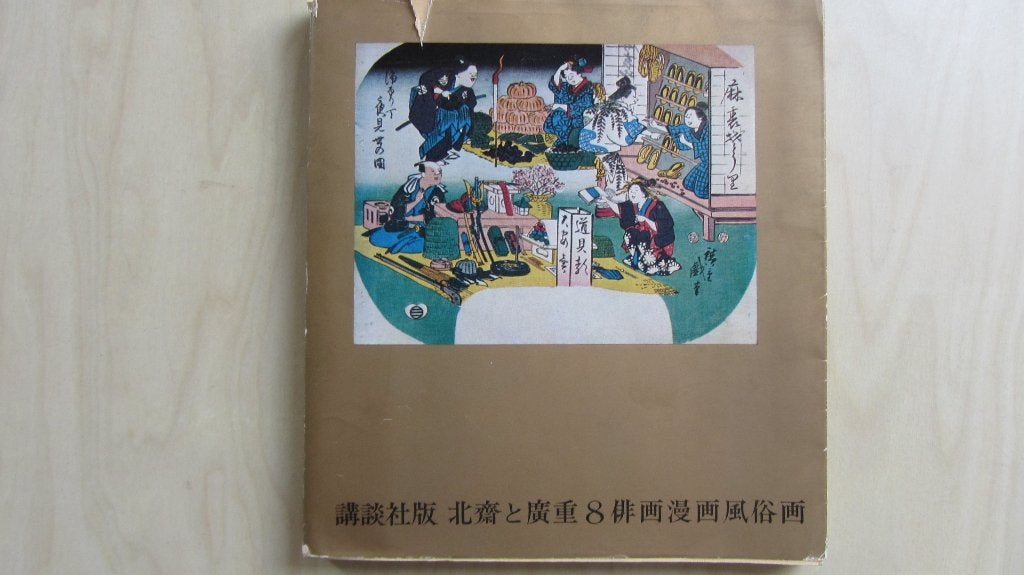 Boek met Japanse tekeningen, Ophalen of Verzenden, Gelezen
