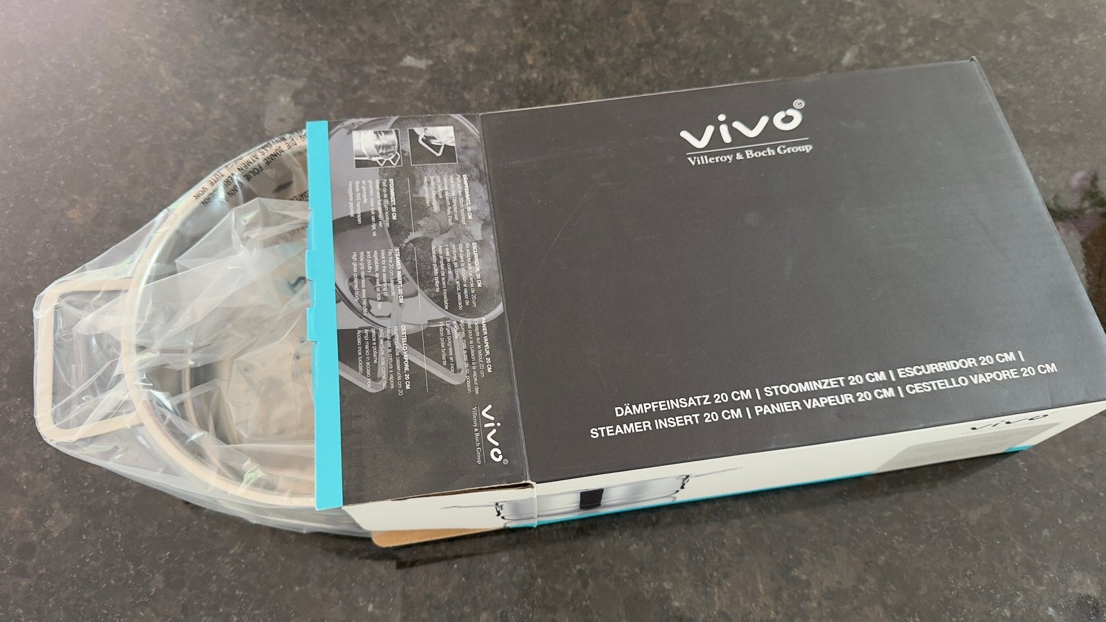 Vivo Villeroy & Boch Stoominzet 20 cm - Nieuw in doos, Ophalen of Verzenden, Nieuw