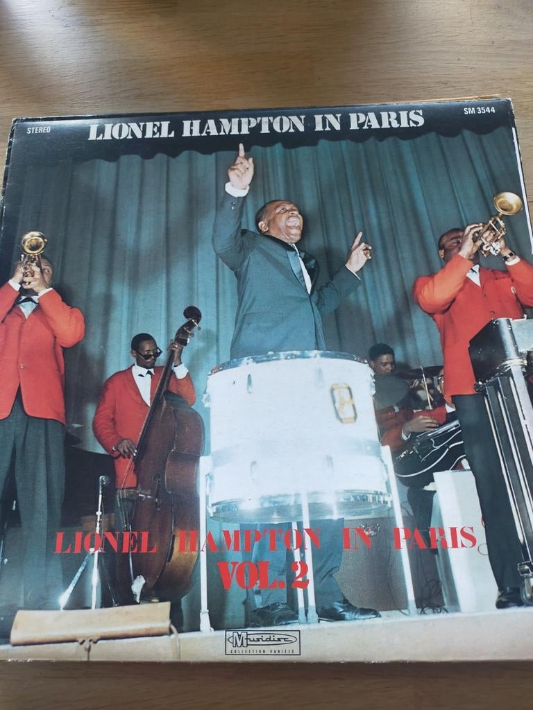 Lionel Hampton , Lionel Hampton in Paris, 1980 tot heden, Ophalen of Verzenden, Zo goed als nieuw, 12 inch