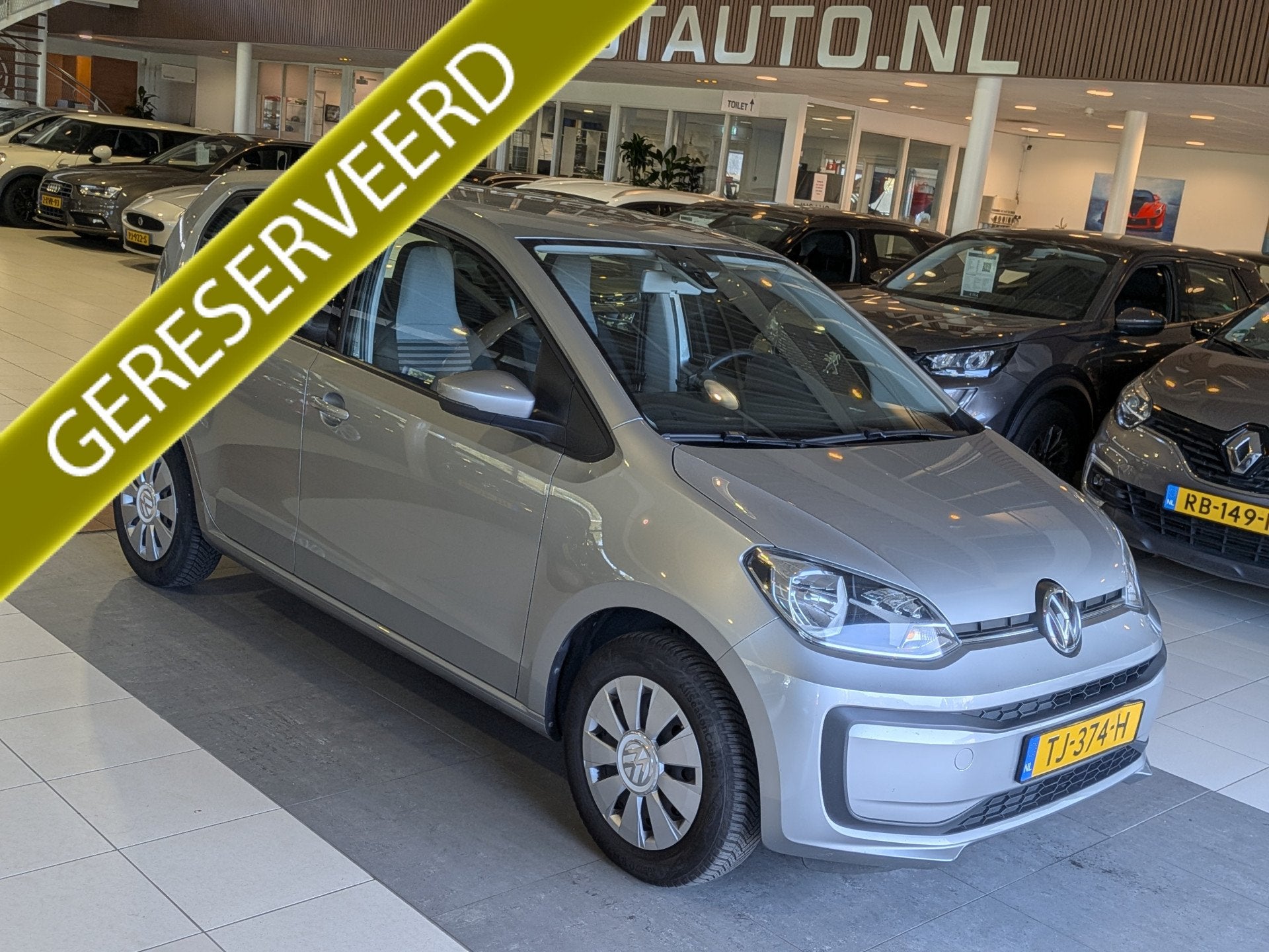 Volkswagen up! 1.0 BMT move up! Airco, Stuurbekrachtiging, Voorwielaandrijving, Stof, Gebruikt, Origineel Nederlands