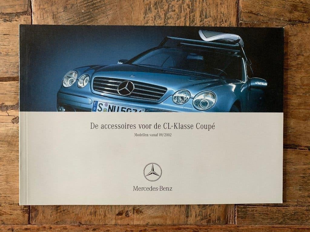 Folder Mercedes-Benz CL-klasse coupe C215 Accessoires 2002, Nieuw, Mercedes-Benz, Mercedes, Ophalen of Verzenden