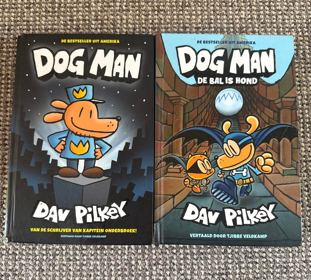 Dog Man boeken - De bestseller uit Amerika (2 delen), Ophalen of Verzenden, Gelezen, Fictie algemeen