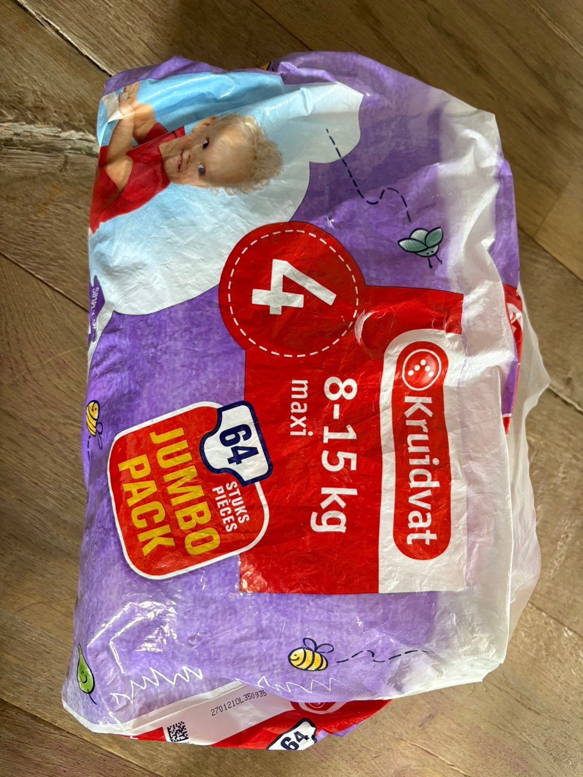 12 luierbroekjes maat 4, Ophalen, Zo goed als nieuw, Jongetje of Meisje
