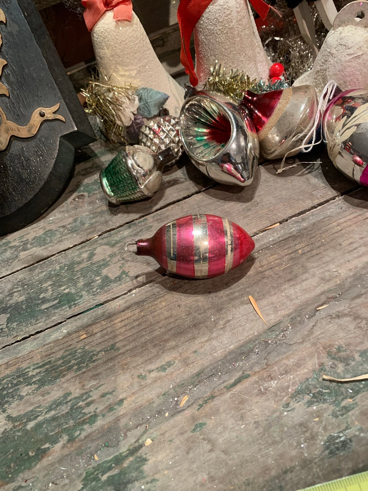 Ajeko kerstbal ajeko glazen oogje, Gebruikt, T, Ophalen of Verzenden, N