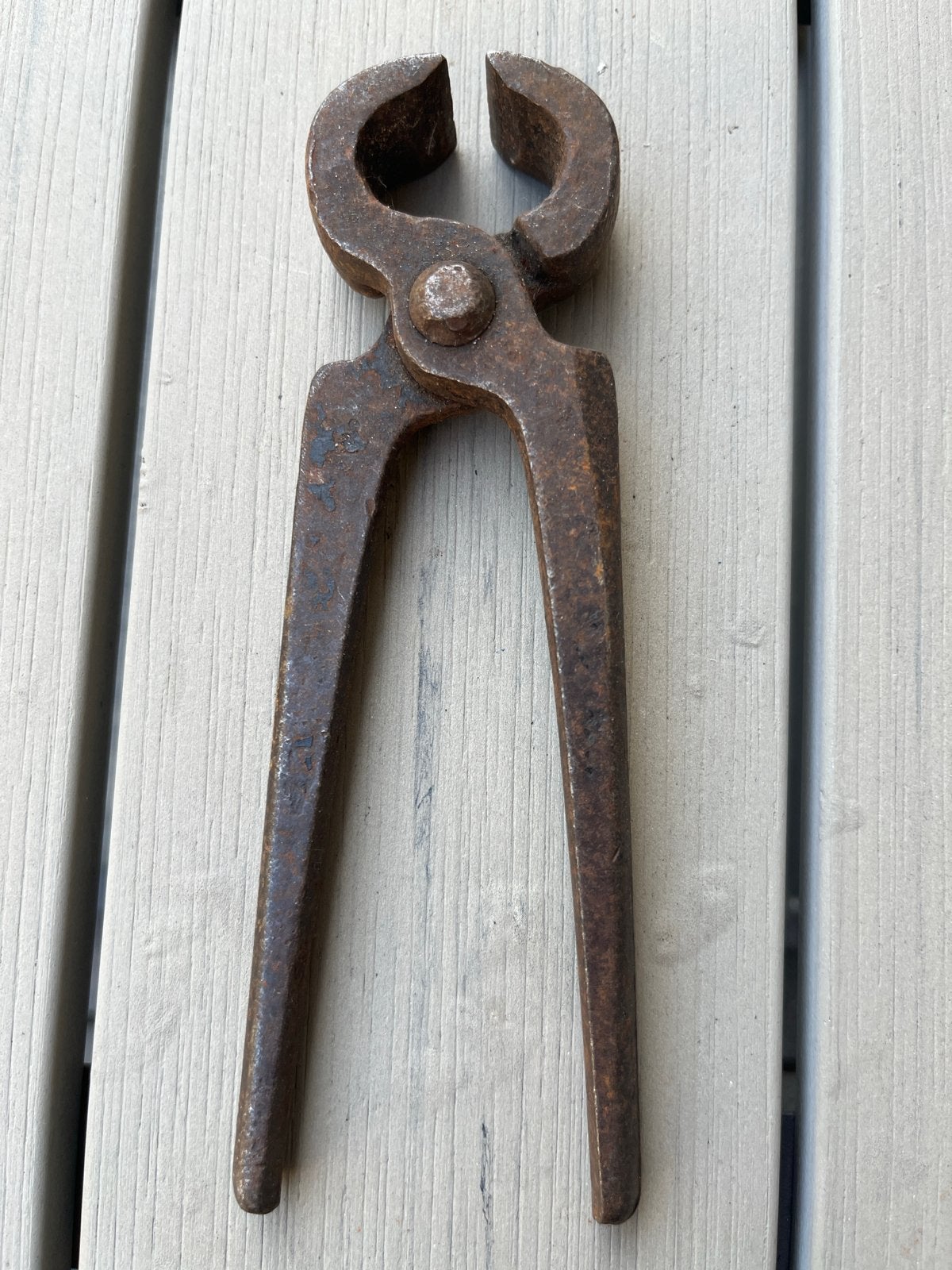 Antieke nijptang - Vintage gereedschap, Antiek en Kunst, Ophalen of Verzenden