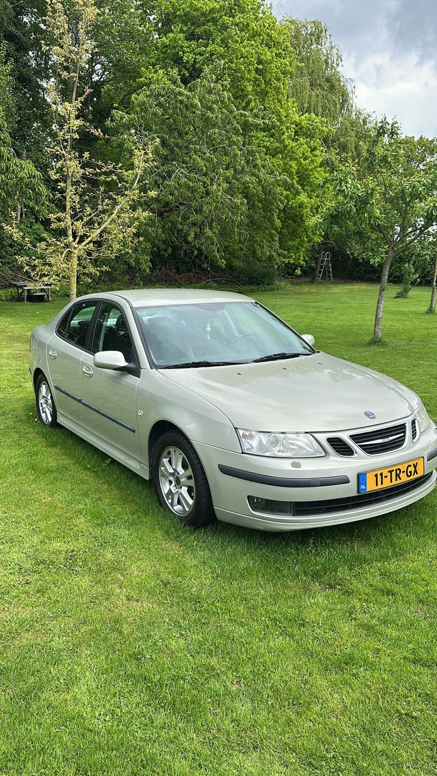Saab 9-3 1.8 T Sport Sedan AUT 2007 Grijs, Auto's, 1998 cc, Zwart, 4 cilinders, 75 €/maand