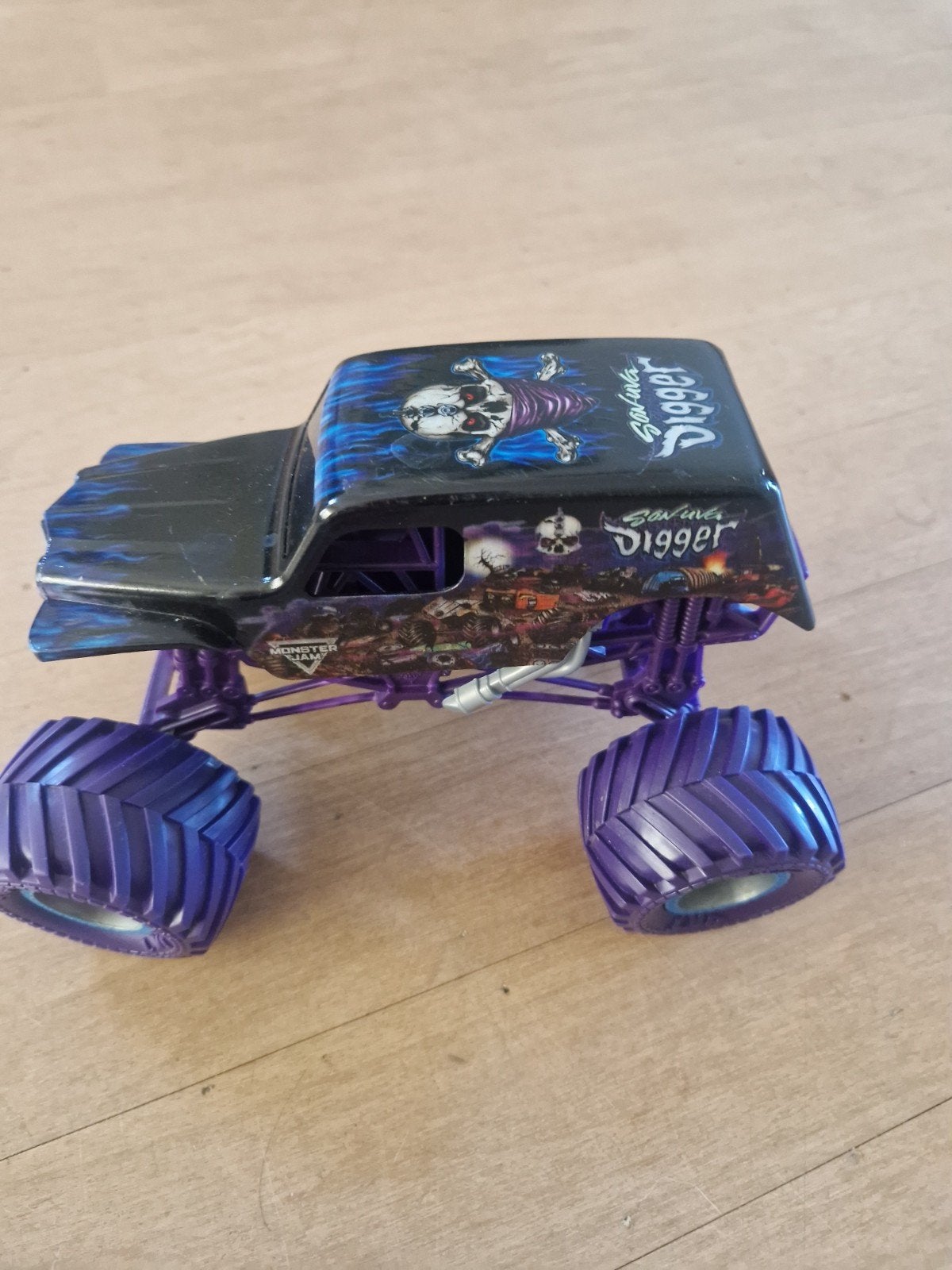 Monster Jam Grave Digger speelgoedtruck als nieuw!, Ophalen of Verzenden, Zo goed als nieuw