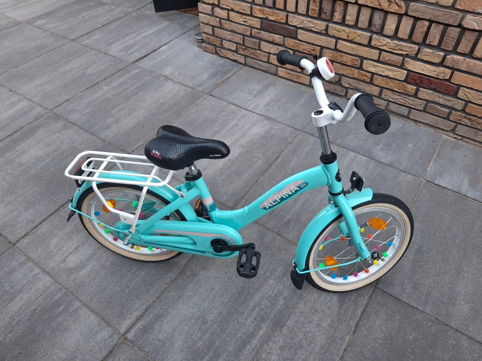 Alpina kinderfiets 16 inch, Fietsen en Brommers, Fietsen | Kinderfietsjes, Ophalen, Terugtraprem, Alpina, 16 tot 20 inch