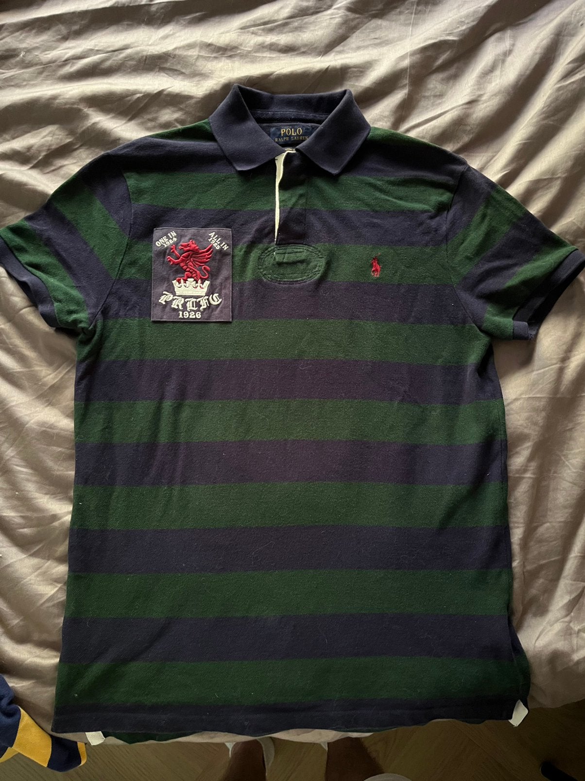 Polo Ralph Lauren - gestreept - maat M, Ophalen of Verzenden, Zo goed als nieuw, Blauw