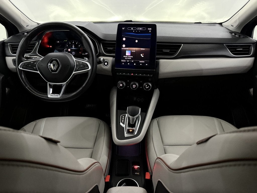 Renault Captur 1.3 TCe 155 Initiale Paris 360 Camera, Half l, Auto's, Renault, Gebruikt, Euro 6, 4 cilinders, Leder en Stof