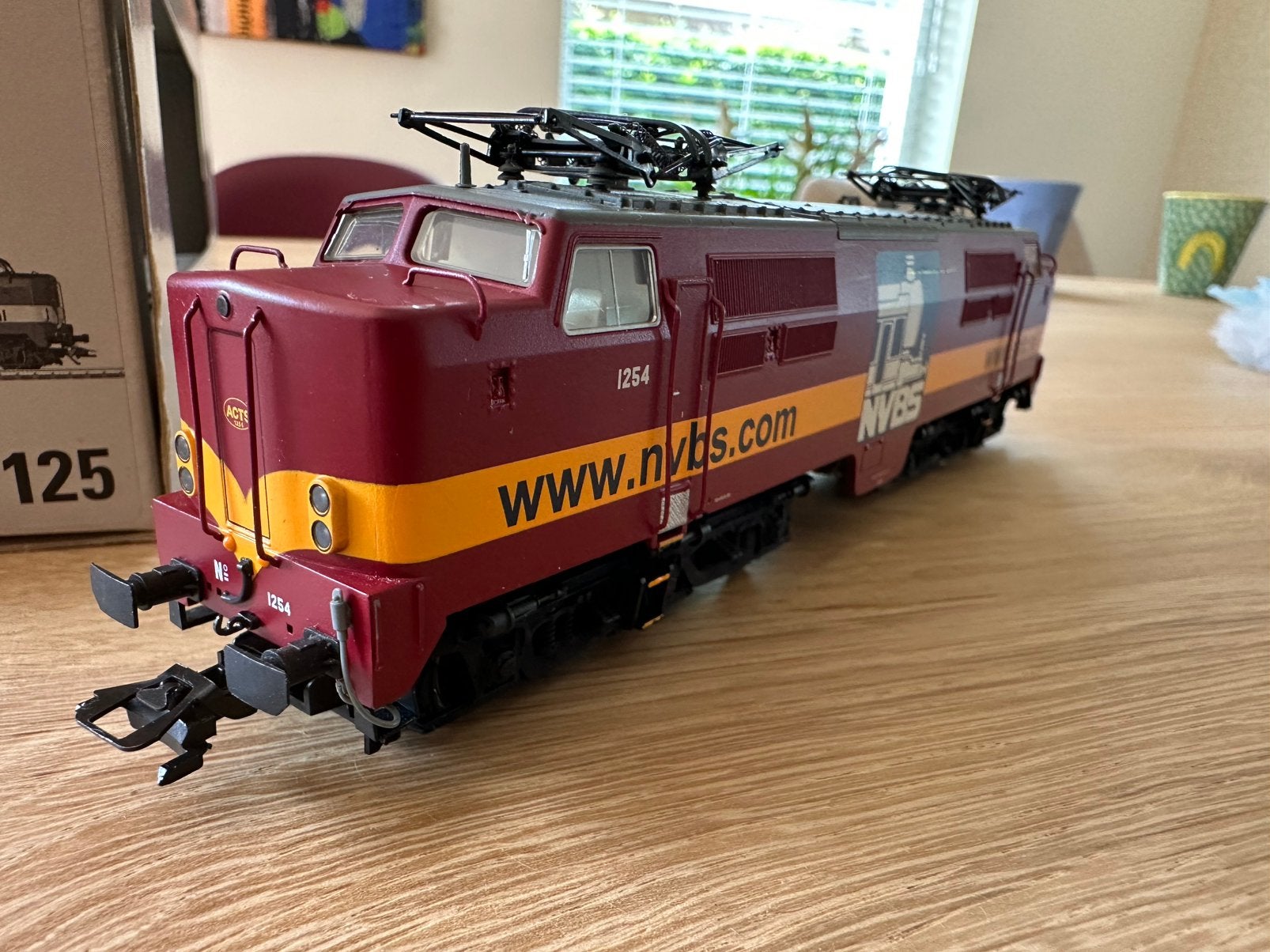 Marklin 37125 NS 1254 EECT MFX sound, Hobby en Vrije tijd, Modeltreinen | H0, Wisselstroom, Locomotief, -, -