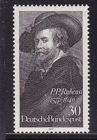 195 - West Duitsland michel 936 postfris , Peter Paul Rubens, Verzenden, BRD, Postfris
