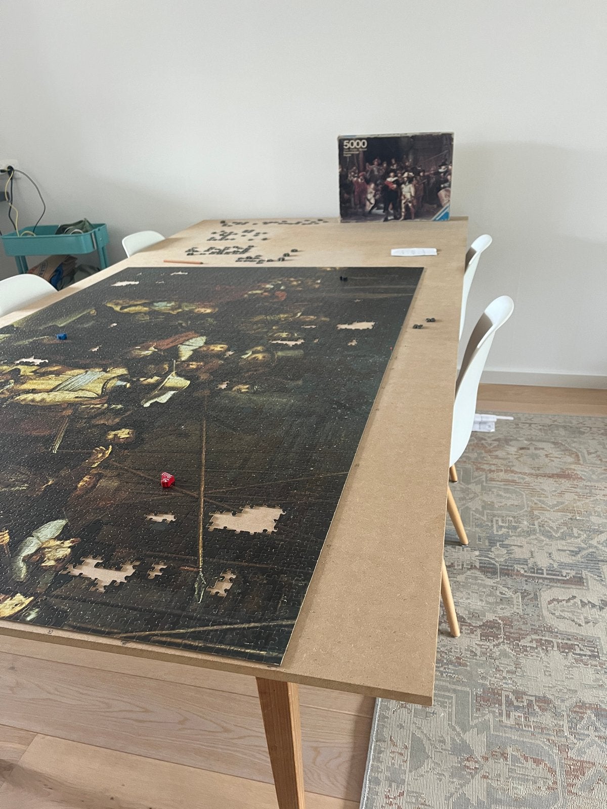 MDF plaat 122x244 cm, 9mm dik, Ophalen, Minder dan 25 mm, Overige typen, Zo goed als nieuw