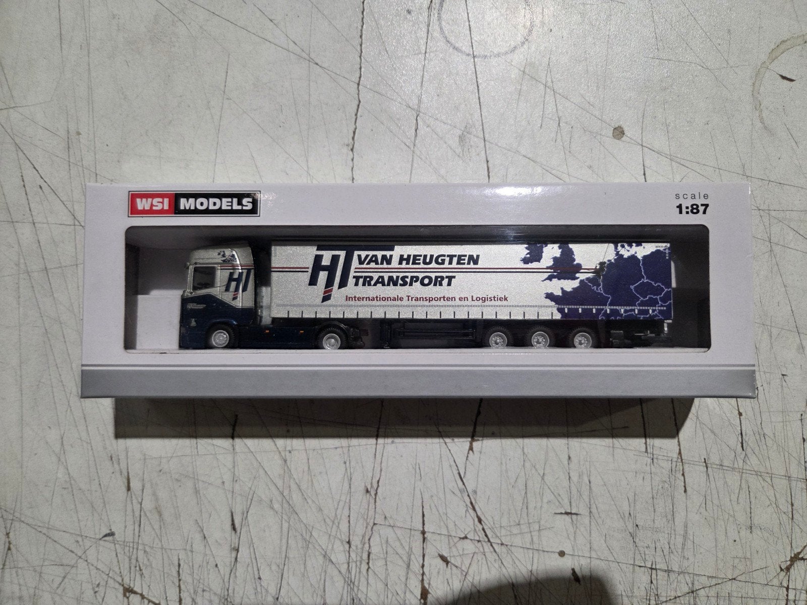 Van Heugten - WSI MODELS miniatuur vrachtwagen, Ophalen of Verzenden, Nieuw