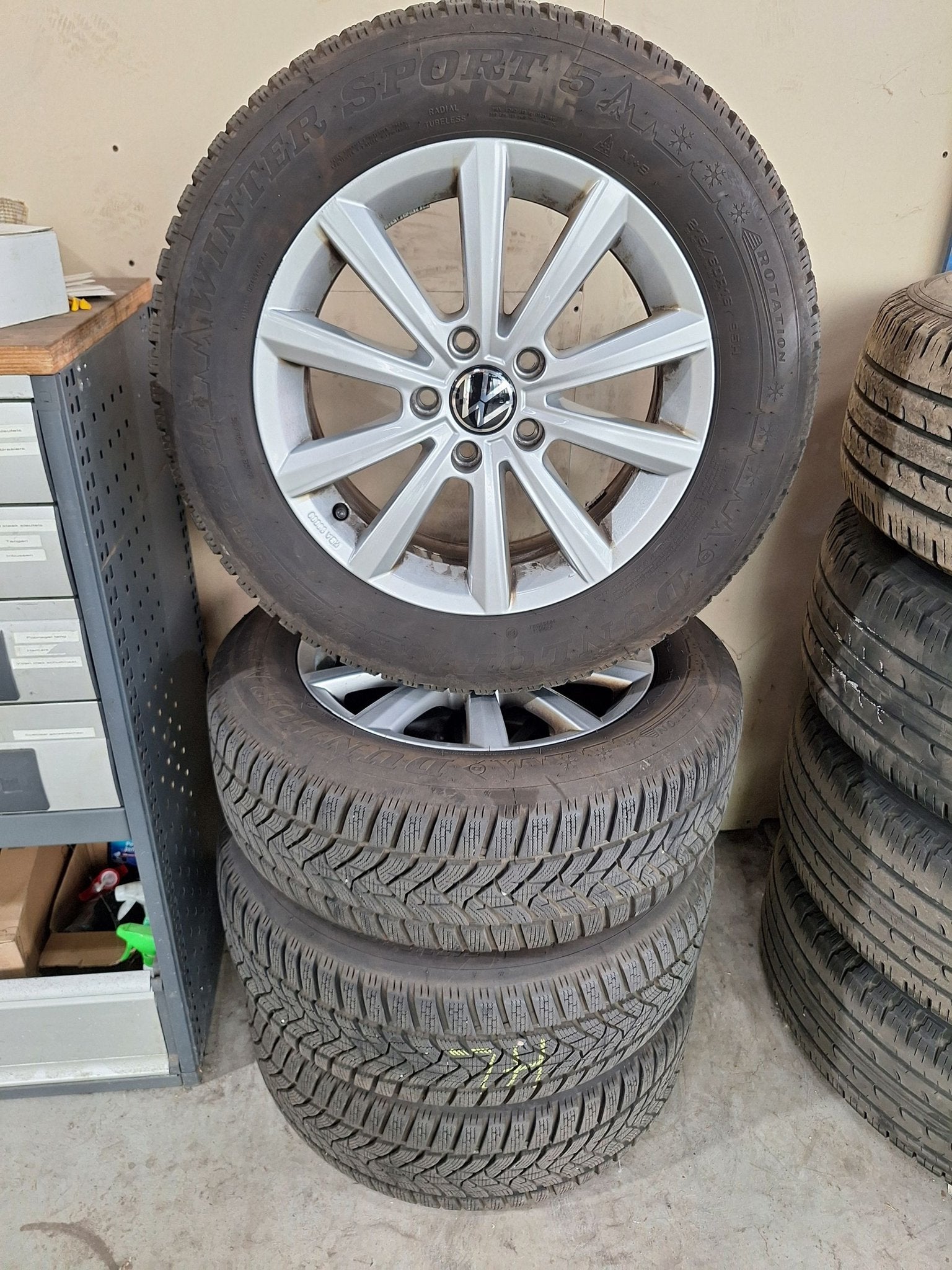 Volkswagen Passat Winterset 16 Inch, Ophalen, -, Banden en Velgen, Winterbanden