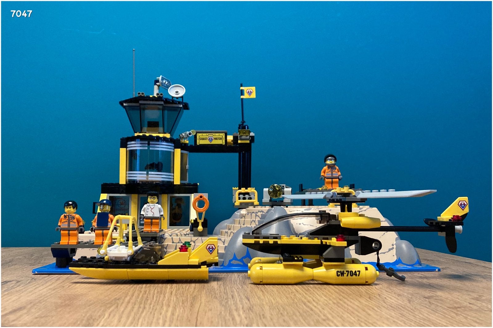 Lego World City 7047 Coast Guard HQ, Ophalen, Gebruikt