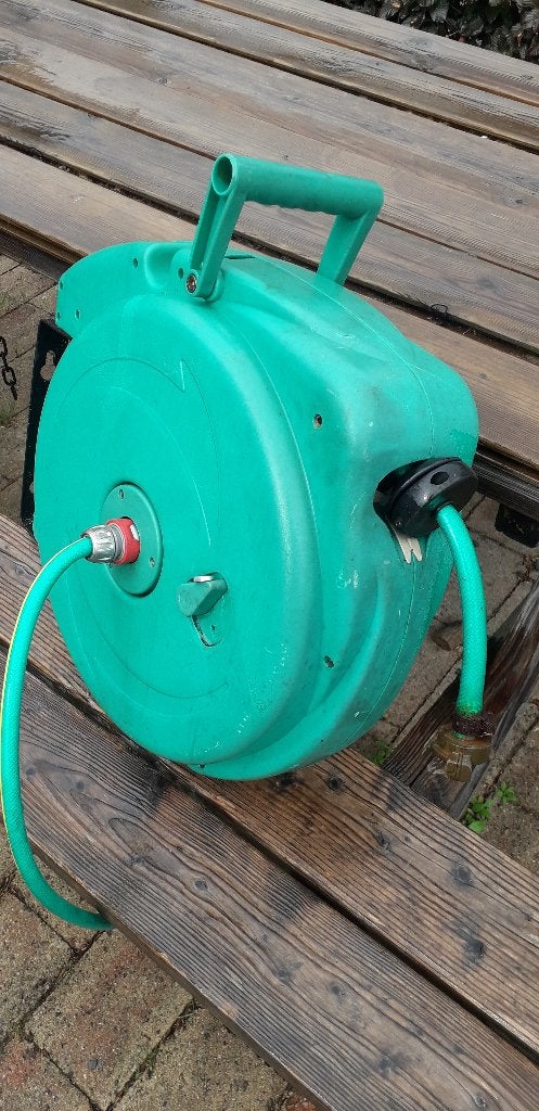 tuinslang haspel, Tuin en Terras, Ophalen, Gebruikt, Tuinslanghaspel