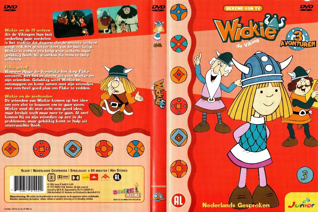 Wickie de Viking, deel 3, Cd's en Dvd's, Dvd's | Kinderen en Jeugd, Alle leeftijden, Ophalen of Verzenden, Zo goed als nieuw