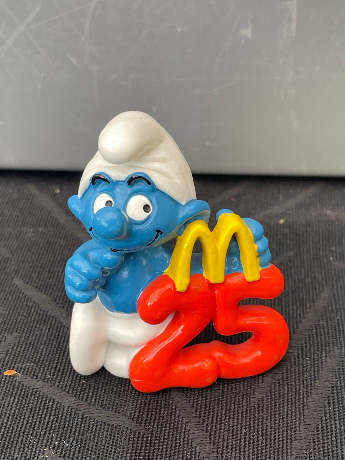 Smurf McDonald's 25 jaar figuurtje, Ophalen of Verzenden, Gebruikt, Overige Smurfen, Poppetje, Figuurtje of Knuffel