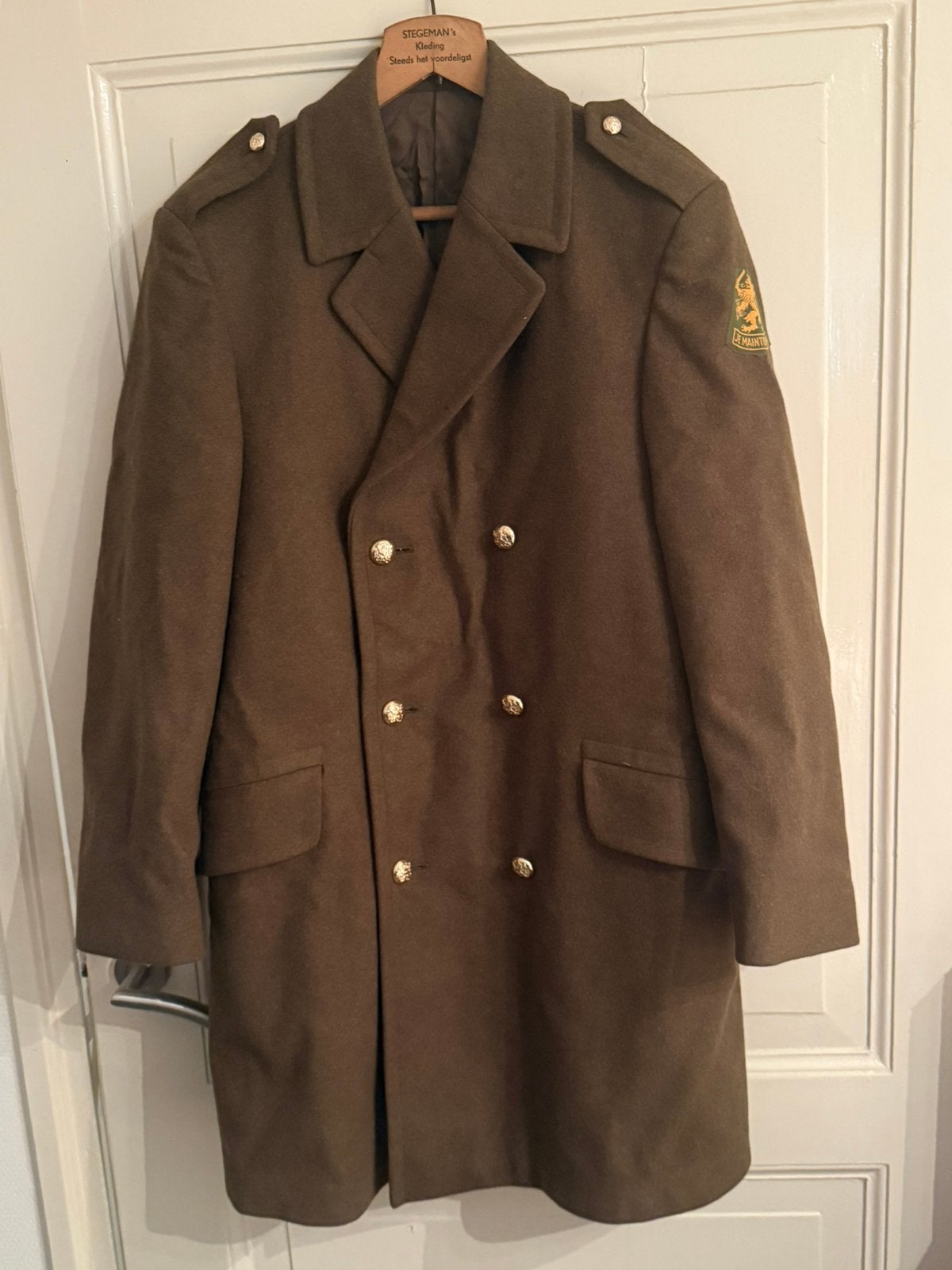 Officiersjas – Technische Troepen – Je Maintiendrai - 1970, Ophalen of Verzenden, Landmacht, Nederland, Kleding of Schoenen
