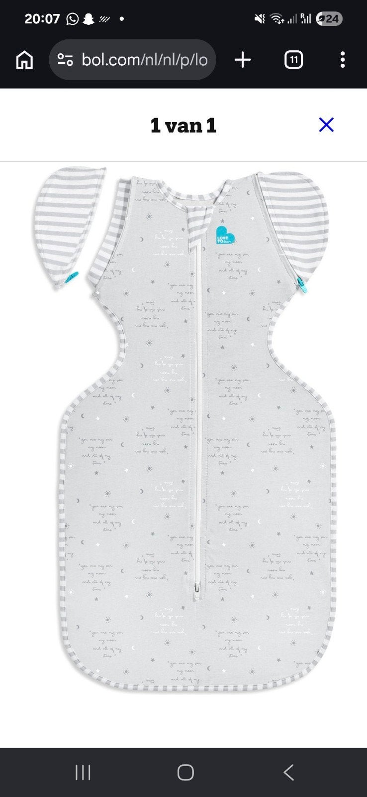 Love to Dream Swaddle Up Transition Bag - Maat L (8.5-11 kg), Kinderen en Baby's, Dekens, Slaapzakjes en Inbakerproducten, Ophalen of Verzenden