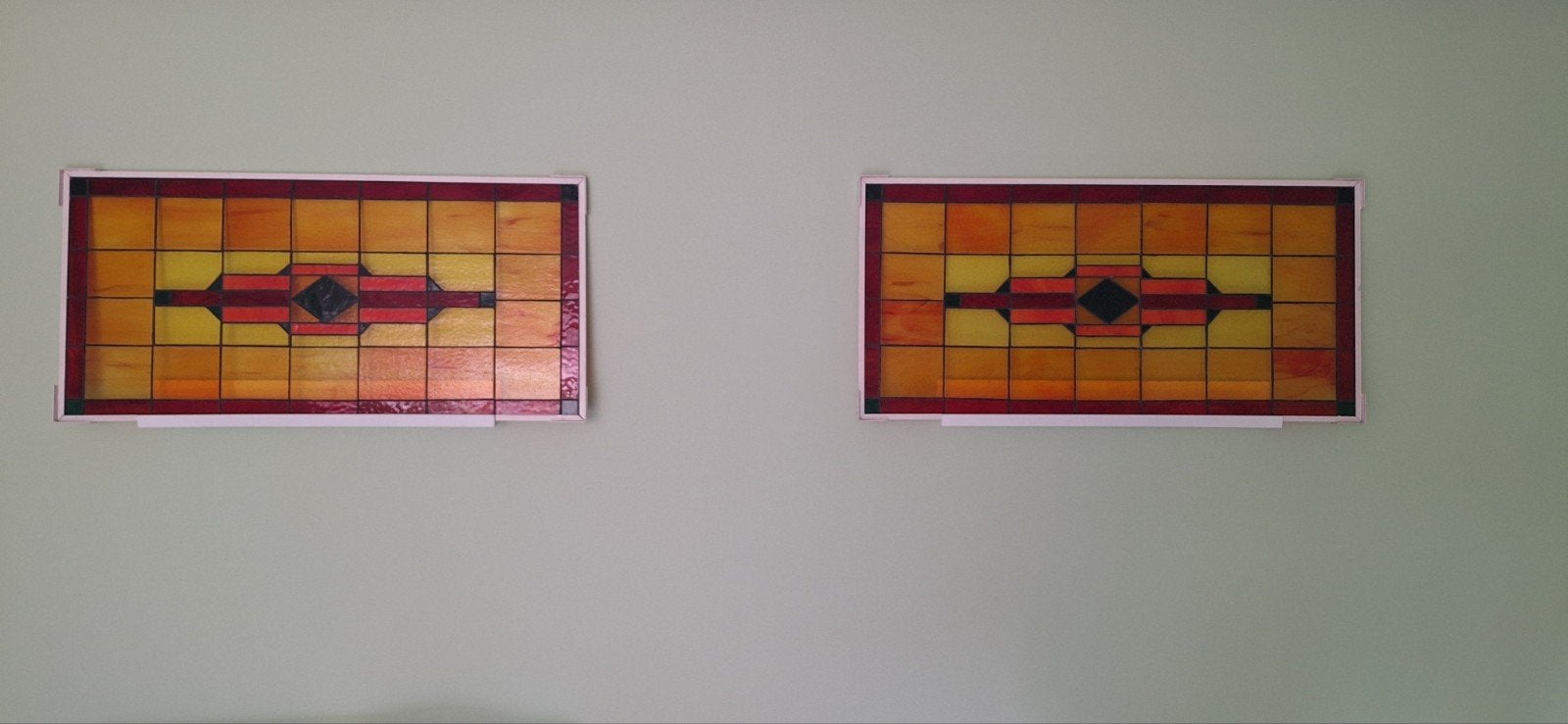 Prachtig glas-in-lood raamhanger - Vintage stijl, Ophalen, Decoratieobject, Zo goed als nieuw, Glas