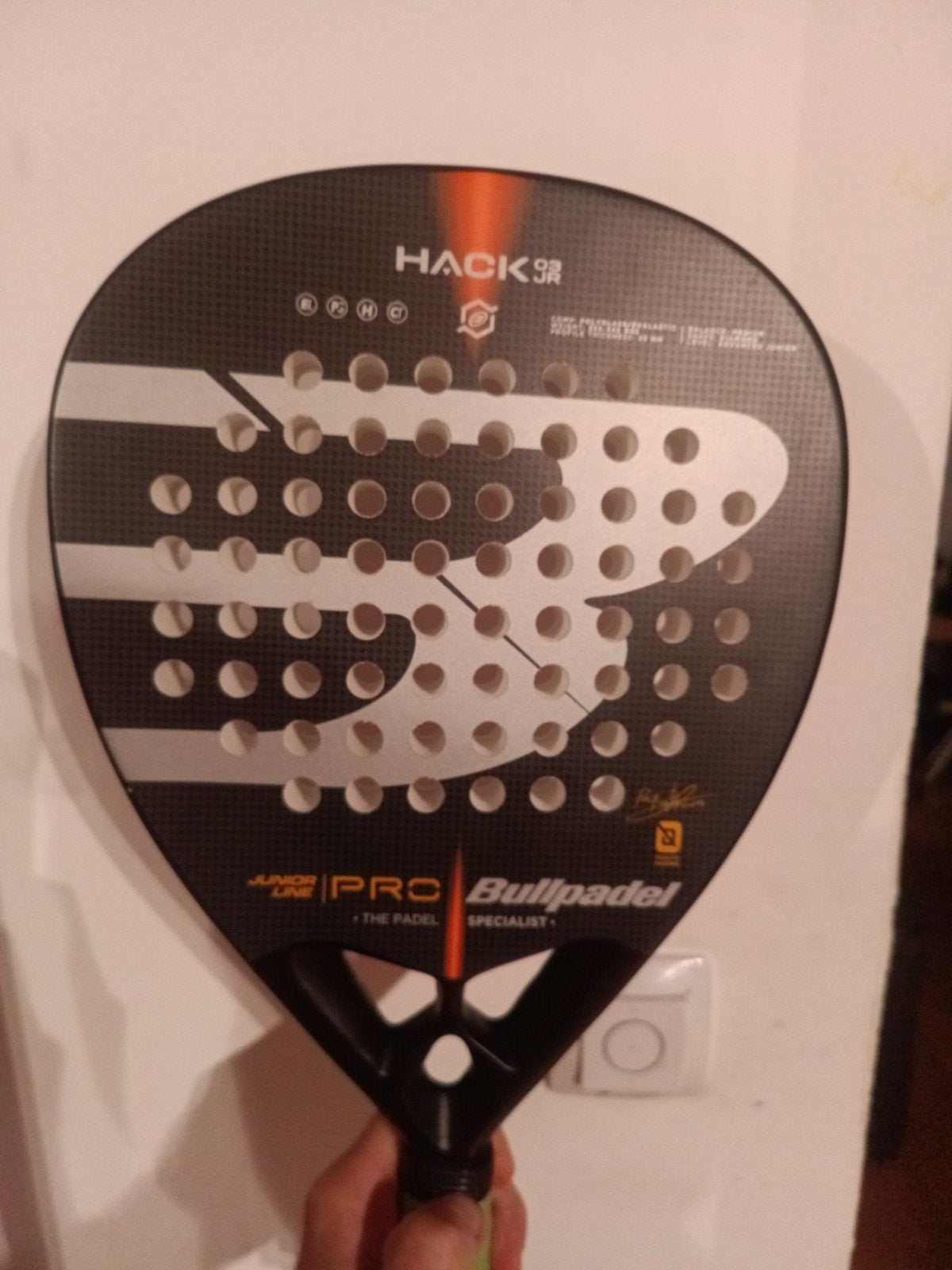Bullpadel Hack 03 JR Padelracket - Zo goed als nieuw, Ophalen of Verzenden, Zo goed als nieuw, Padelracket