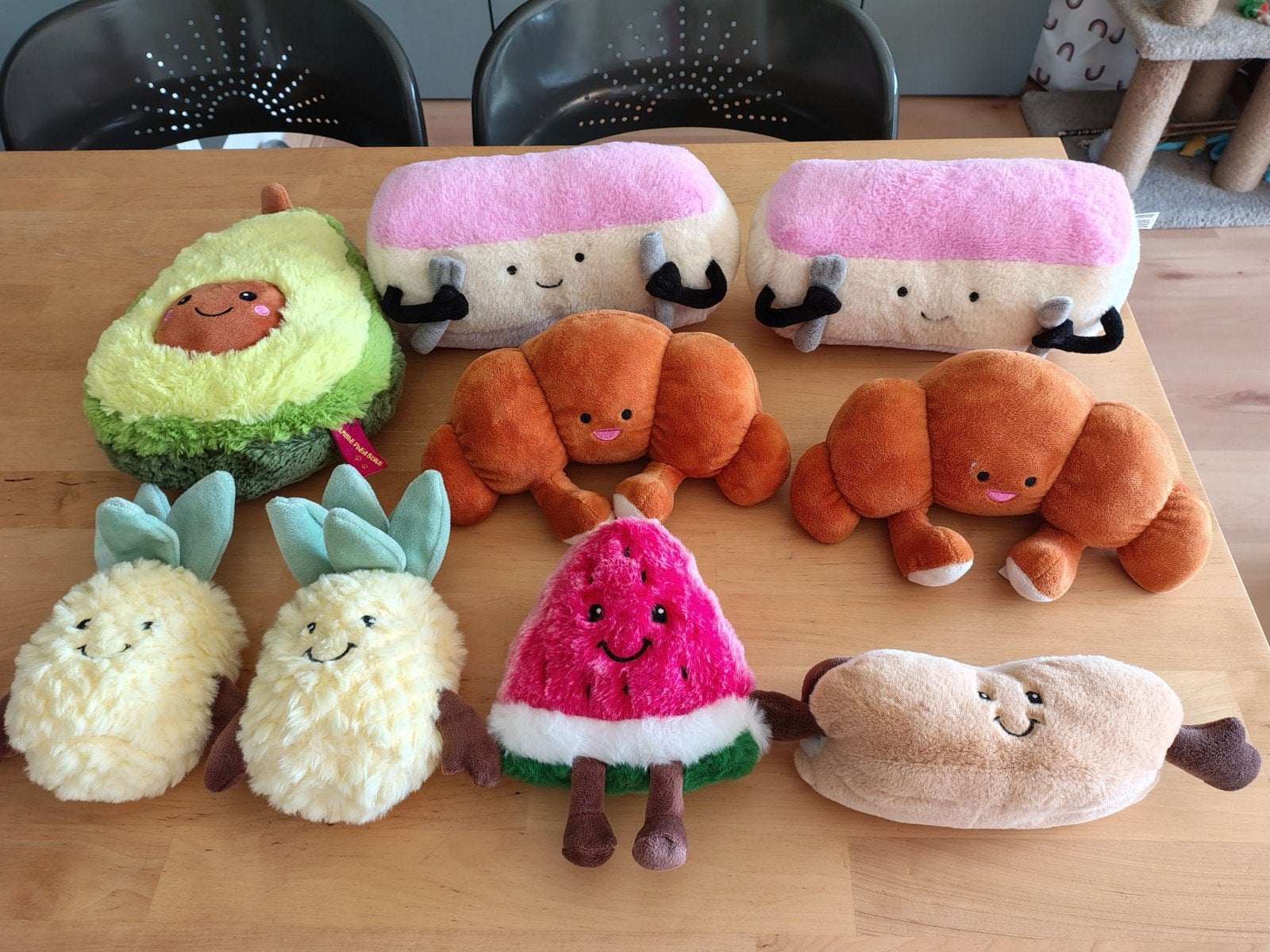 Jellycat dupe Hema tompouce Albert Heijn croissants, Overige karakters, Ophalen, Zo goed als nieuw, Overige typen