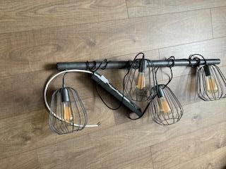 Hanglampen, Huis en Inrichting, Ophalen, Zo goed als nieuw, Metaal, 50 tot 75 cm
