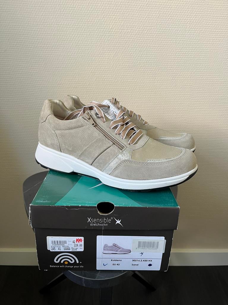 Xsensible sneakers dames beige maat 42 Koblenz wijdte H, Verzenden, Nieuw, Beige, Sneakers of Gympen