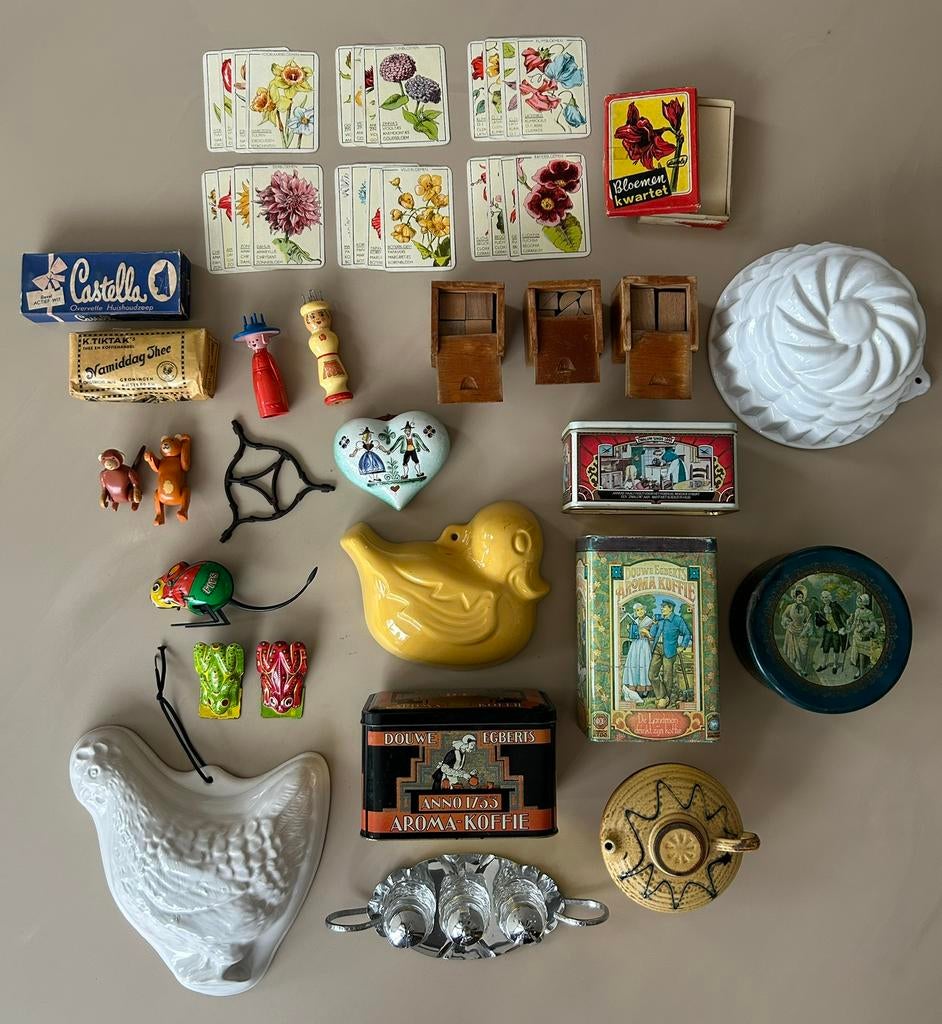 Vintage curiosa verzameling, Ophalen of Verzenden