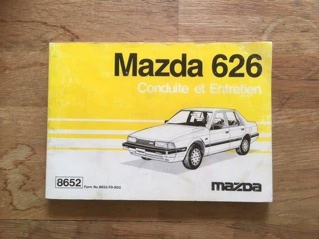 Mazda 626 Handleiding (1986) - Nederlands, Auto diversen, Ophalen of Verzenden