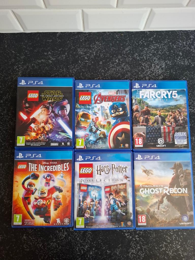 PS4 games (ook speelbaar op PS5) - per stuk €10, Ophalen