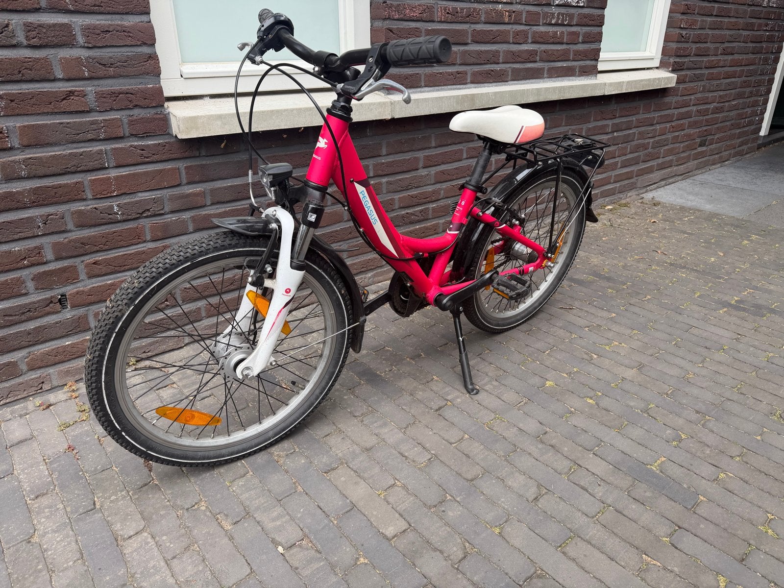 Pegasus Avanti Kid Lite Aluminium kinderfiets – Roze, Ophalen, Gebruikt, Velgrem, 20 inch of meer