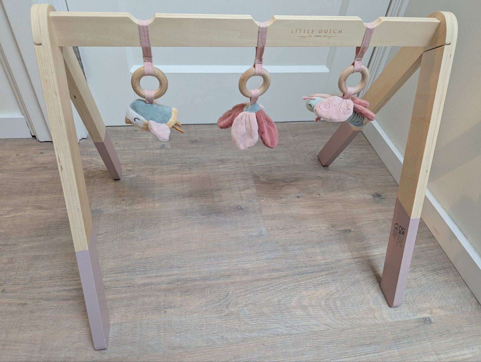 Little Dutch babygym / speelboog roze inc speeltjes, Ophalen of Verzenden, Zo goed als nieuw, Babygym