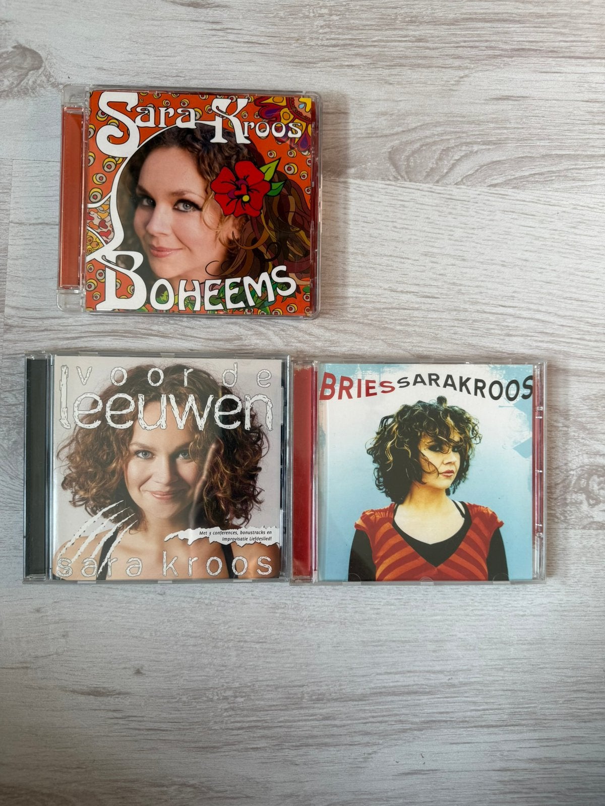 3 CDs Sara Kroos zgan, Cd's en Dvd's, Ophalen of Verzenden, Zo goed als nieuw, Cabaret of Kleinkunst, Album