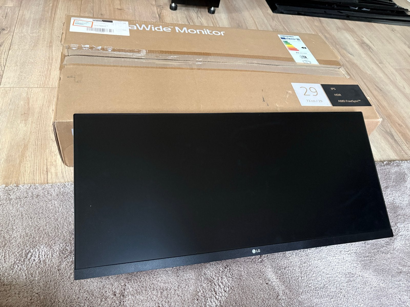Nieuwstaat LG UltraWide Monitor 29WP500 29 inch, Ophalen, HDMI, IPS, Full HD