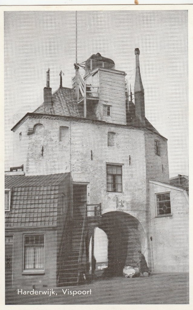 harderwijk- vispoort, Ophalen of Verzenden, 1940 tot 1960, Gelderland