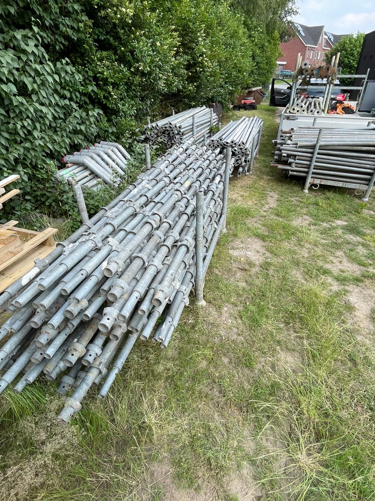 Grote partij Cuplock steiger, Ophalen, Gebruikt, Gevelsteiger, 5 meter of hoger