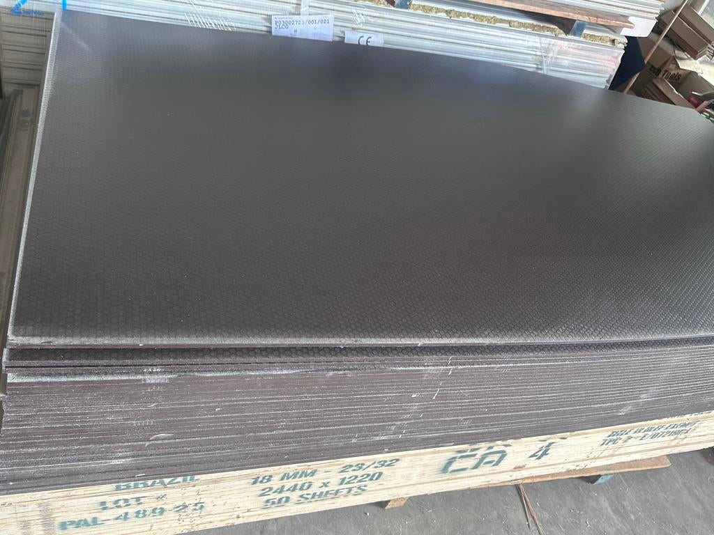 Betonplex antislip plaat 250x125cm 12en 15mm dik, Doe-het-zelf en Verbouw, Platen en Panelen, Ophalen, Nieuw, Betonplex, Minder dan 20 mm