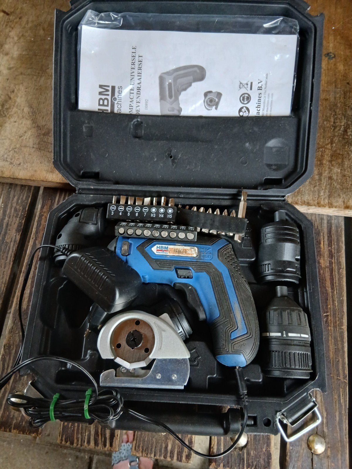 boor, Ophalen, Gebruikt, Boormachine